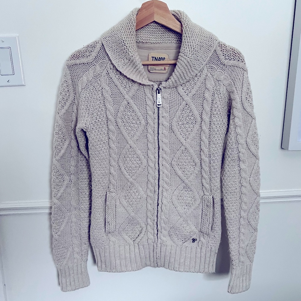 TNA Wooly Zip Cardigan